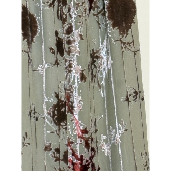 oilily womens S Skirt Maxi Burnout Velvet Fairycore Whimsygoth Swiftie - Picture 13 of 15